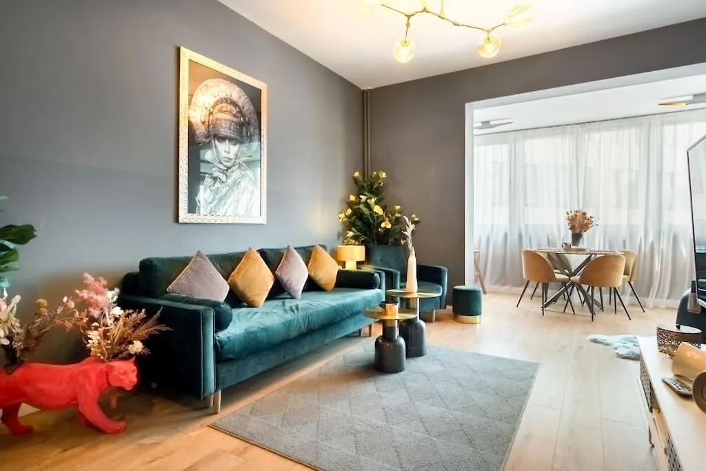 Apartment Intercontinental Apart - Massage Terrace Fireplace Bucharest Romania
