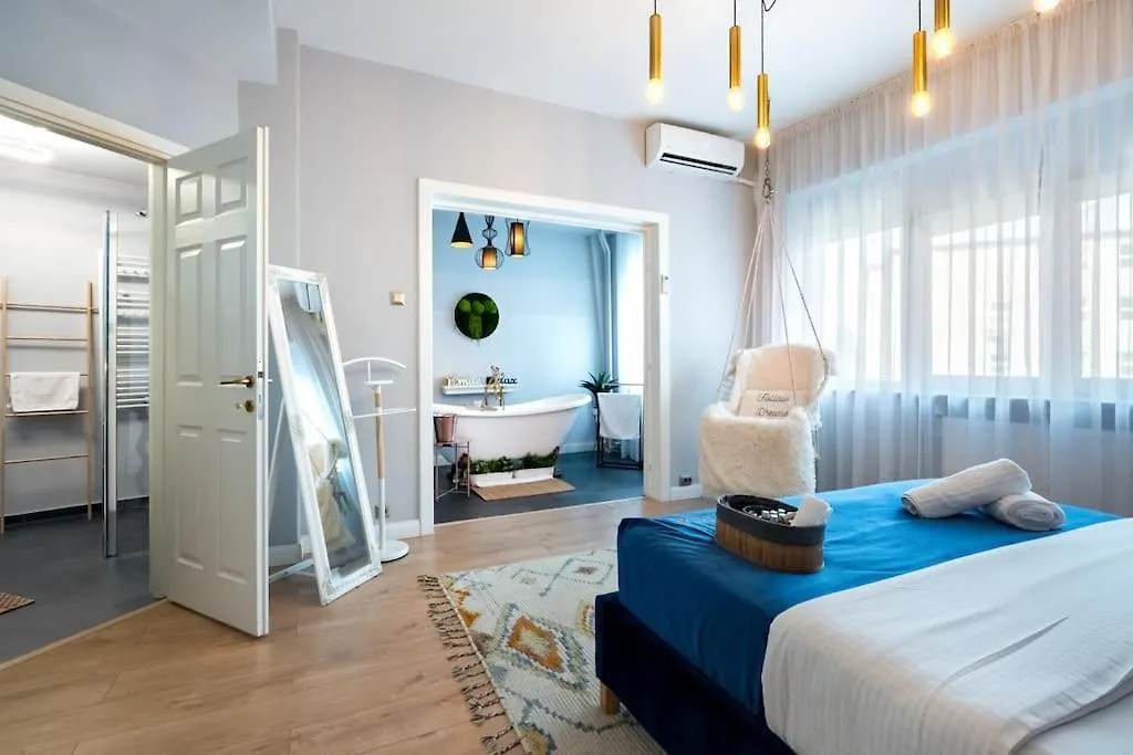Intercontinental Apart - Massage Terrace Fireplace Bucharest Apartment
